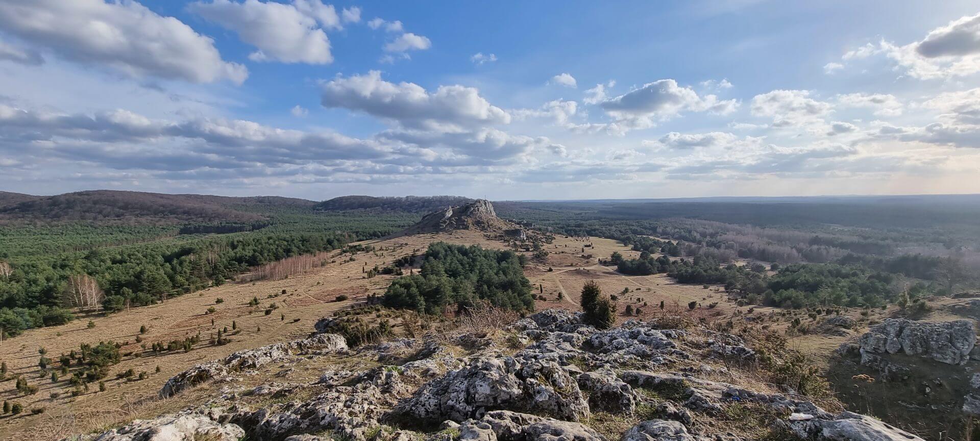 Schöner Ausblick auf das polnische Jura - Wander-Passion